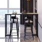 Stone Bar Dining Table Modern Rectangle Bar Table with Double Pedestal Base for Kitchen Clearhalo 'Bar Furniture' 'Bar Tables' 'bar_tables' 'furn' 'furn_bar_tables' 'Furniture' 'furniture_bar_tables' 'Kitchen & Dining Furniture' 4852072