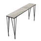 Stone Bar Dining Table Modern Rectangle Bar Table with 4 Legs Base for Dining Room Black Without Chairs Clearhalo 'Bar Furniture' 'Bar Tables' 'bar_tables' 'furn' 'furn_bar_tables' 'Furniture' 'furniture_bar_tables' 'Kitchen & Dining Furniture' 4852082
