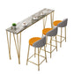 Stone Bar Dining Table Modern Rectangle Bar Table with 4 Legs Base for Dining Room Clearhalo 'Bar Furniture' 'Bar Tables' 'bar_tables' 'furn' 'furn_bar_tables' 'Furniture' 'furniture_bar_tables' 'Kitchen & Dining Furniture' 4852087