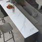 Stone Bar Dining Table Modern Rectangle Bar Table with Double Pedestal for Dining Room Clearhalo 'Bar Furniture' 'Bar Tables' 'bar_tables' 'furn' 'furn_bar_tables' 'Furniture' 'furniture_bar_tables' 'Kitchen & Dining Furniture' 4852151