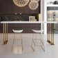 Wood Top Bar Table Traditional Luxury Rectangle Bar Table with Sled Base Clearhalo 'Bar Furniture' 'Bar Tables' 'bar_tables' 'furn' 'furn_bar_tables' 'Furniture' 'furniture_bar_tables' 'Kitchen & Dining Furniture' 4852204