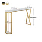 Glam Style Bar Table Stone Top Pub Table with Cabinet for Dining Room Clearhalo 'Bar Furniture' 'Bar Tables' 'bar_tables' 'furn' 'furn_bar_tables' 'Furniture' 'furniture_bar_tables' 'Kitchen & Dining Furniture' 4852404
