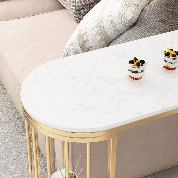 Nordic Bar Table Artificial Marble Pub Table with Shelf for Dining Room, Only Table Clearhalo 'Bar Furniture' 'Bar Tables' 'bar_tables' 'furn' 'furn_bar_tables' 'Furniture' 'furniture_bar_tables' 'Kitchen & Dining Furniture' 4852430