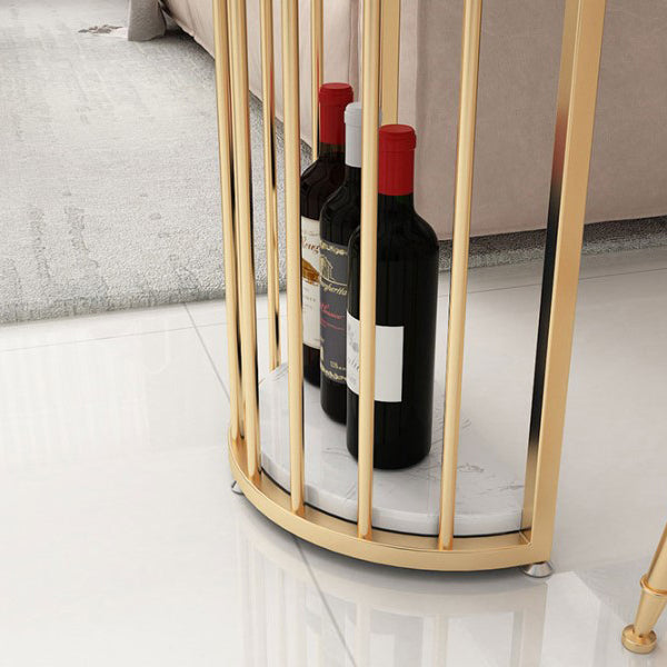Nordic Bar Table Artificial Marble Pub Table with Shelf for Dining Room, Only Table Clearhalo 'Bar Furniture' 'Bar Tables' 'bar_tables' 'furn' 'furn_bar_tables' 'Furniture' 'furniture_bar_tables' 'Kitchen & Dining Furniture' 4852431