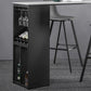 Industrial Style Bar Table Stone Top 42-inch Height Pub Table for Dining Room Clearhalo 'Bar Furniture' 'Bar Tables' 'bar_tables' 'furn' 'furn_bar_tables' 'Furniture' 'furniture_bar_tables' 'Kitchen & Dining Furniture' 4852452