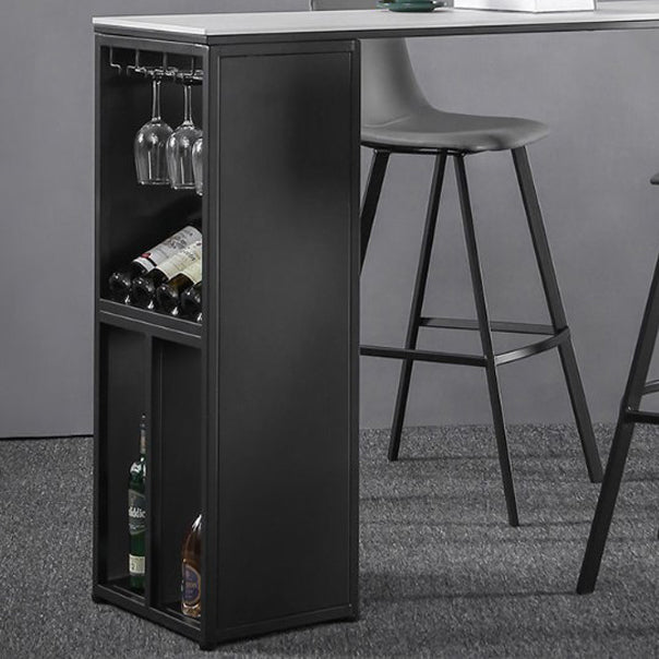 Industrial Style Bar Table Stone Top 42-inch Height Pub Table for Dining Room Clearhalo 'Bar Furniture' 'Bar Tables' 'bar_tables' 'furn' 'furn_bar_tables' 'Furniture' 'furniture_bar_tables' 'Kitchen & Dining Furniture' 4852452