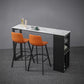 Industrial Style Bar Table Stone Top 42-inch Height Pub Table for Dining Room Clearhalo 'Bar Furniture' 'Bar Tables' 'bar_tables' 'furn' 'furn_bar_tables' 'Furniture' 'furniture_bar_tables' 'Kitchen & Dining Furniture' 4852453