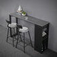 Industrial Style Bar Table Stone Top 42-inch Height Pub Table for Dining Room Clearhalo 'Bar Furniture' 'Bar Tables' 'bar_tables' 'furn' 'furn_bar_tables' 'Furniture' 'furniture_bar_tables' 'Kitchen & Dining Furniture' 4852454