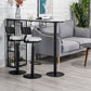 Modern Bar Table Artificial Marble Top 42-inch Height Pub Table for Dining Room Clearhalo 'Bar Furniture' 'Bar Tables' 'bar_tables' 'furn' 'furn_bar_tables' 'Furniture' 'furniture_bar_tables' 'Kitchen & Dining Furniture' 4852472