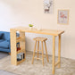 Rectangle Wood Top Counter Table 42-inch Height Modern Bar Table Clearhalo 'Bar Furniture' 'Bar Tables' 'bar_tables' 'furn' 'furn_bar_tables' 'Furniture' 'furniture_bar_tables' 'Kitchen & Dining Furniture' 4852503