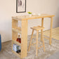 Rectangle Wood Top Counter Table 42-inch Height Modern Bar Table Clearhalo 'Bar Furniture' 'Bar Tables' 'bar_tables' 'furn' 'furn_bar_tables' 'Furniture' 'furniture_bar_tables' 'Kitchen & Dining Furniture' 4852504