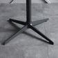 Industrial Aluminium Bar Dining Table Round Indoor Bistro Table with Engineered Wood Top Clearhalo 'Bar Furniture' 'Bar Tables' 'bar_tables' 'Furniture' 'furniture_bar_tables' 'Kitchen & Dining Furniture' 4852607