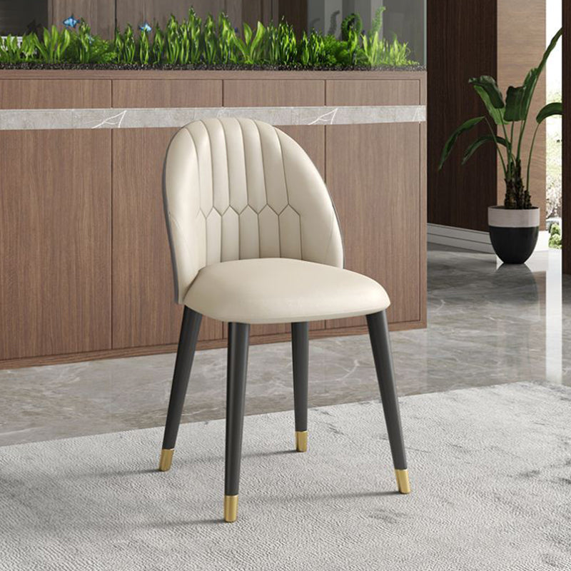 Modern Style Sintered Stone Dining Table Set 1/3/5/7 Pieces Dining Set for Home 1 Beige Chair Clearhalo 'Dining Room Sets' 'Dining Tables & Seating' 'dining_room_set' 'furn' 'furn_dining_room_set' 'Furniture' 'furniture_dining_room_set' 'Kitchen & Dining Furniture' 4852705