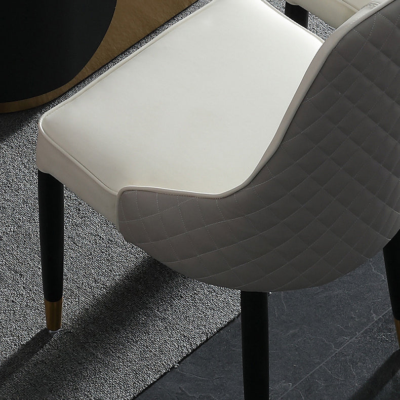 Glam Style Sintered Stone Dining Set 1/2/3/5/7 Pieces Dining Set for Dining Areas Clearhalo 'Dining Room Sets' 'Dining Tables & Seating' 'dining_room_set' 'furn' 'furn_dining_room_set' 'Furniture' 'furniture_dining_room_set' 'Kitchen & Dining Furniture' 4852748