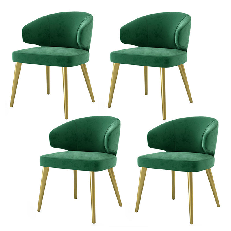 Glam Sintered Stone Dining Table Set 1/4/5/7 Pieces Dining Set 4 Green Chairs Clearhalo 'Dining Room Sets' 'Dining Tables & Seating' 'dining_room_set' 'furn' 'furn_dining_room_set' 'Furniture' 'furniture_dining_room_set' 'Kitchen & Dining Furniture' 4852755