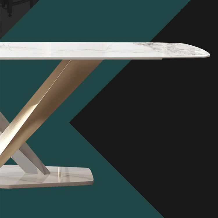 Glam Style Sintered Stone Dining Set 1/4/5/7/9 Pieces Dining Set Clearhalo 'Dining Room Sets' 'Dining Tables & Seating' 'dining_room_set' 'furn' 'furn_dining_room_set' 'Furniture' 'furniture_dining_room_set' 'Kitchen & Dining Furniture' 4852795