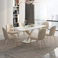 Glam Style Sintered Stone Dining Set 1/4/5/7/9 Pieces Dining Set Clearhalo 'Dining Room Sets' 'Dining Tables & Seating' 'dining_room_set' 'furn' 'furn_dining_room_set' 'Furniture' 'furniture_dining_room_set' 'Kitchen & Dining Furniture' 4852801
