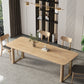 Modern Solid Wood Dining Table Set 1/4/5/7 Pieces Dining Set for Home Use Clearhalo 'Dining Room Sets' 'Dining Tables & Seating' 'dining_room_set' 'furn' 'furn_dining_room_set' 'Furniture' 'furniture_dining_room_set' 'Kitchen & Dining Furniture' 4852816