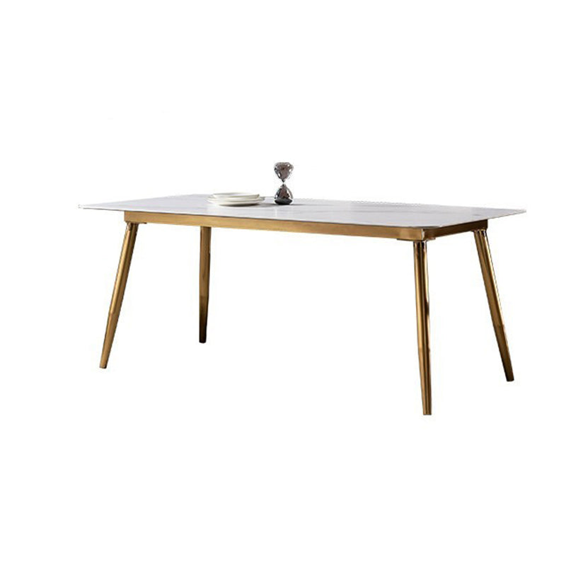 Glam Style Sintered Stone Dining Set 1/2/5/7 Pieces Dining Set for Dining Areas Clearhalo 'Dining Room Sets' 'Dining Tables & Seating' 'dining_room_set' 'furn' 'furn_dining_room_set' 'Furniture' 'furniture_dining_room_set' 'Kitchen & Dining Furniture' 4852826