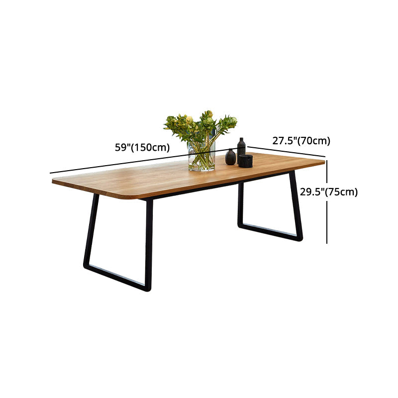 Modern Solid Wood Dining Table Set 1/2/3/5 Pieces Dining Set for Home Use Clearhalo 'Dining Room Sets' 'Dining Tables & Seating' 'dining_room_set' 'furn' 'furn_dining_room_set' 'Furniture' 'furniture_dining_room_set' 'Kitchen & Dining Furniture' 4852935