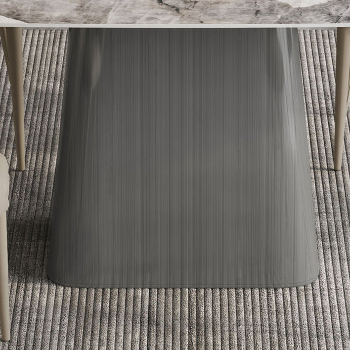 Scandinavian Style Sintered Stone Dining Table Set 1/4/5/7 Pieces Dining Set for Home Use Clearhalo 'Dining Room Sets' 'Dining Tables & Seating' 'dining_room_set' 'furn' 'furn_dining_room_set' 'Furniture' 'furniture_dining_room_set' 'Kitchen & Dining Furniture' 4852966