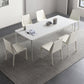 Modern Sintered Stone Dining Table Set 1/2/4/5/6/7 Pieces Dining Set for Home Use Clearhalo 'Dining Room Sets' 'Dining Tables & Seating' 'dining_room_set' 'furn' 'furn_dining_room_set' 'Furniture' 'furniture_dining_room_set' 'Kitchen & Dining Furniture' 4852985