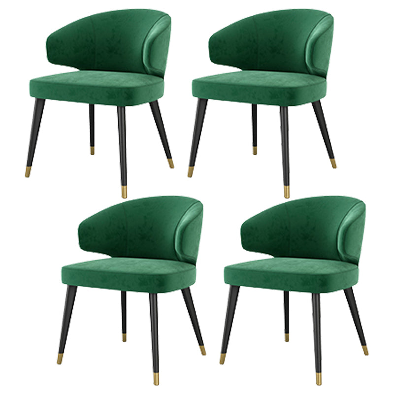 Glam Gray Sintered Stone Dining Table Set 1/4/5/7 Pieces Dining Set 4 Green Chairs Clearhalo 'Dining Room Sets' 'Dining Tables & Seating' 'dining_room_set' 'furn' 'furn_dining_room_set' 'Furniture' 'furniture_dining_room_set' 'Kitchen & Dining Furniture' 4853009