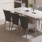 Designer Style Sintered Stone Top Dining Set 1/4/5/7 Pieces Dining Table with Chairs Clearhalo 'Dining Room Sets' 'Dining Tables & Seating' 'dining_room_set' 'furn' 'furn_dining_room_set' 'Furniture' 'furniture_dining_room_set' 'Kitchen & Dining Furniture' 4853062