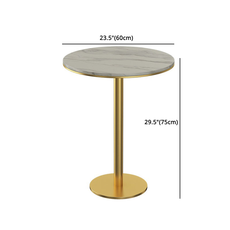 Glam Style Sintered Stone Dining Set 1/3 Pieces Dining Set for Dining Areas Clearhalo 'Dining Room Sets' 'Dining Tables & Seating' 'dining_room_set' 'furn' 'furn_dining_room_set' 'Furniture' 'furniture_dining_room_set' 'Kitchen & Dining Furniture' 4853086