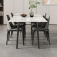 Modern Style Sintered Stone Dining Table Set 1/4/5/7 Pieces Dining Set for Kitchen Clearhalo 'Dining Room Sets' 'Dining Tables & Seating' 'dining_room_set' 'furn' 'furn_dining_room_set' 'Furniture' 'furniture_dining_room_set' 'Kitchen & Dining Furniture' 4853091