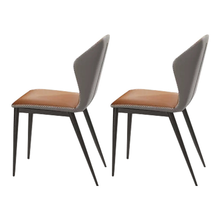 Glam Style Sintered Stone Dining Set 1/2/6/7 Pieces Dining Set for Dining Areas 2 Yellow Chairs Clearhalo 'Dining Room Sets' 'Dining Tables & Seating' 'dining_room_set' 'furn' 'furn_dining_room_set' 'Furniture' 'furniture_dining_room_set' 'Kitchen & Dining Furniture' 4853105