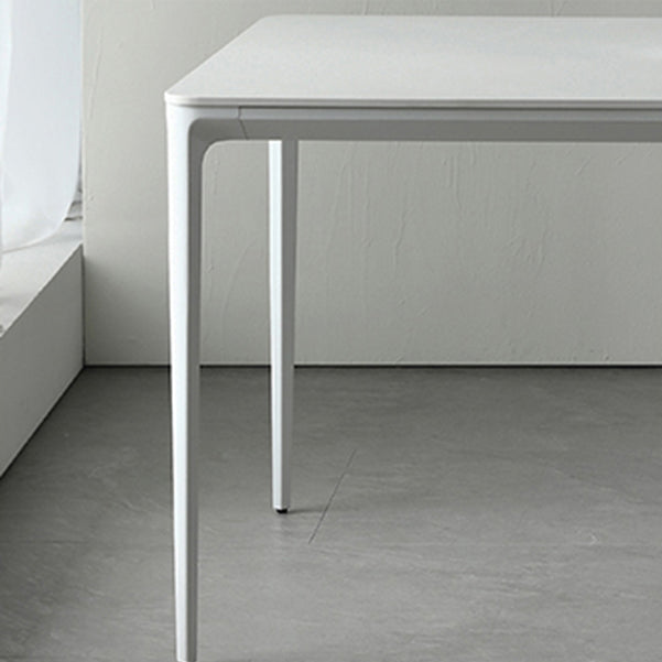 Modern Sintered Stone Dining Table Set 1/4/5/7 Pieces Dining Set for Kitchen Clearhalo 'Dining Room Sets' 'Dining Tables & Seating' 'dining_room_set' 'furn' 'furn_dining_room_set' 'Furniture' 'furniture_dining_room_set' 'Kitchen & Dining Furniture' 4853129