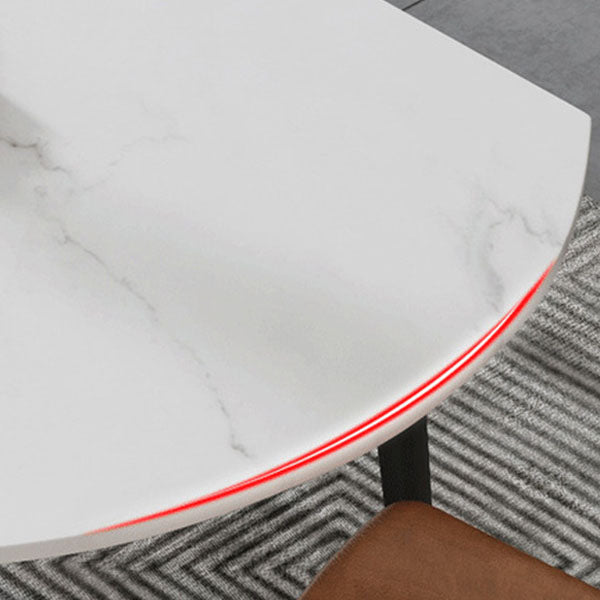 Modern Style 1/2/5/6/7 Pieces Dining Room Set Round Dining Table Set Clearhalo 'Dining Room Sets' 'Dining Tables & Seating' 'dining_room_set' 'furn' 'furn_dining_room_set' 'Furniture' 'furniture_dining_room_set' 'Kitchen & Dining Furniture' 4853239