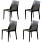 Modern 1/4/5/7 Pieces Black Dinette Set with Sintered Stone Top Rectangle Dining Table Set 4 Black Chairs Clearhalo 'Dining Room Sets' 'Dining Tables & Seating' 'dining_room_set' 'furn' 'furn_dining_room_set' 'Furniture' 'furniture_dining_room_set' 'Kitchen & Dining Furniture' 4853266