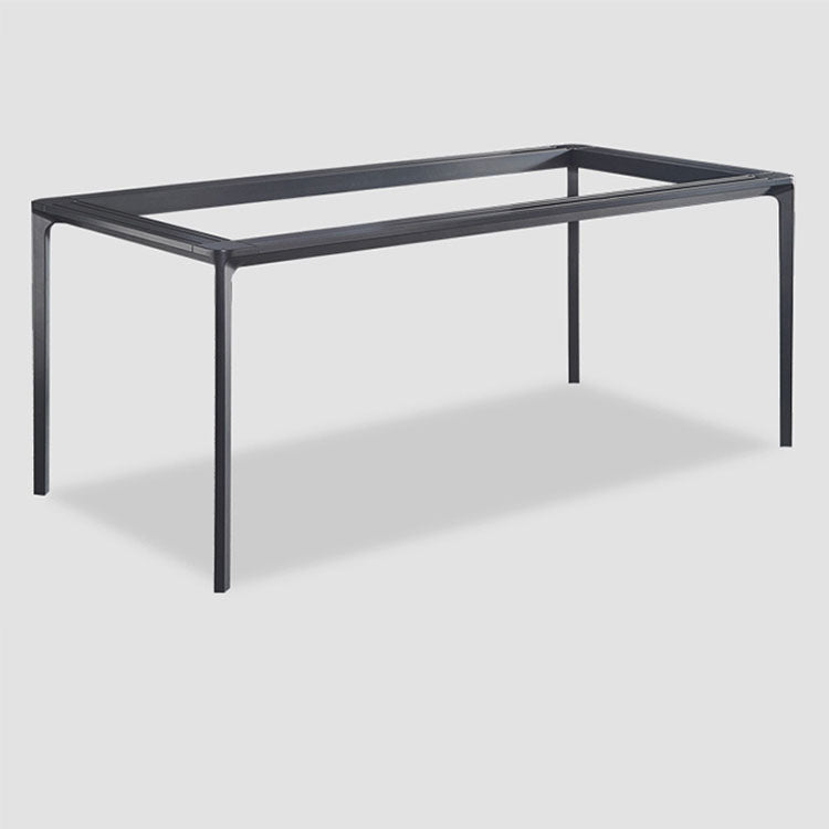 Modern 1/4/5/7 Pieces Black Dinette Set with Sintered Stone Top Rectangle Dining Table Set Clearhalo 'Dining Room Sets' 'Dining Tables & Seating' 'dining_room_set' 'furn' 'furn_dining_room_set' 'Furniture' 'furniture_dining_room_set' 'Kitchen & Dining Furniture' 4853273