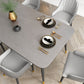 Sintered Stone Dining Table Traditional Luxury 4 Legs Dining Table Clearhalo 'Dining Tables & Seating' 'Dining Tables' 'dining_table' 'furn' 'furn_dining_table' 'Furniture' 'furniture_dining_table' 'Kitchen & Dining Furniture' 'kitchen' 'kitchen_dining_table' 4853359