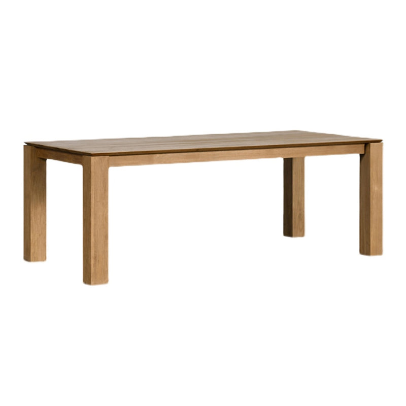 Rectangle 4 Legs Furniture Solid Wood Mid-Century Table for Dining Room Clearhalo 'Dining Tables & Seating' 'Dining Tables' 'dining_table' 'furn' 'furn_dining_table' 'Furniture' 'furniture_dining_table' 'Kitchen & Dining Furniture' 'kitchen' 'kitchen_dining_table' 4853373