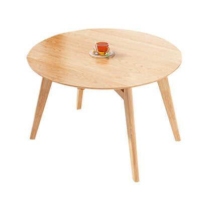 Solid Wood Dining Table Modern Brown 4 Legs Dining Table for Home Use Natural Clearhalo 'Dining Tables & Seating' 'Dining Tables' 'dining_table' 'Furniture' 'furniture_dining_table' 'Kitchen & Dining Furniture' 'kitchen' 'kitchen_dining_table' 4853432