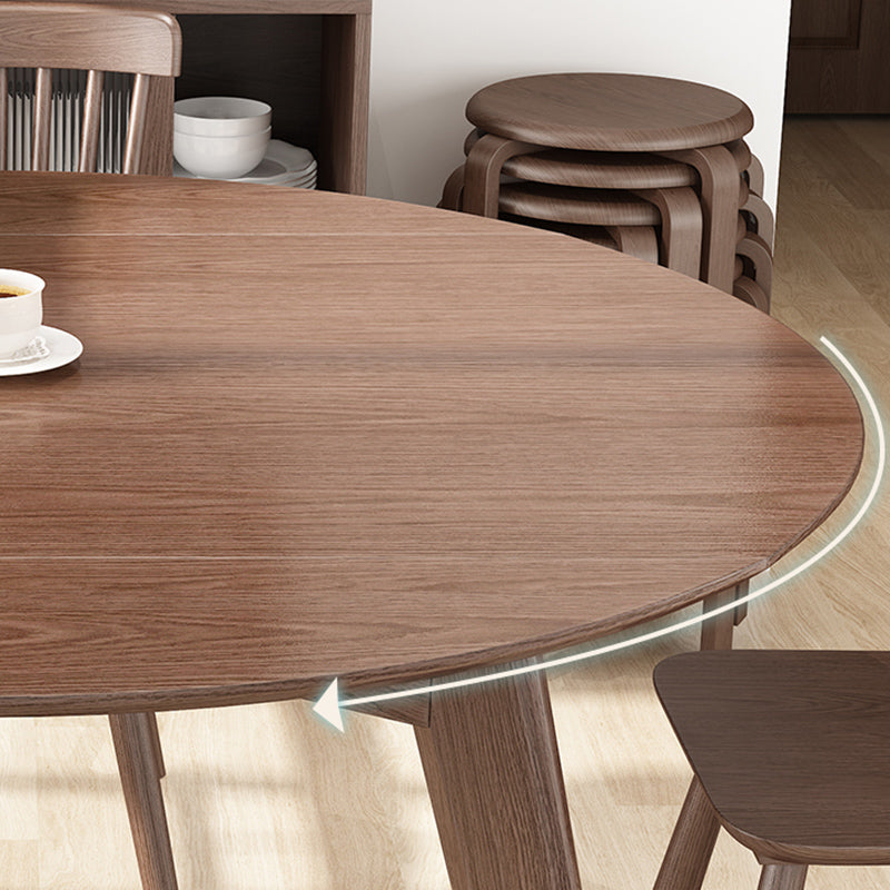 Solid Wood Dining Table Modern Brown 4 Legs Dining Table for Home Use Clearhalo 'Dining Tables & Seating' 'Dining Tables' 'dining_table' 'Furniture' 'furniture_dining_table' 'Kitchen & Dining Furniture' 'kitchen' 'kitchen_dining_table' 4853441