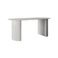 Sintered Stone Top White Table for Restaurant Modern Kitchen Table with Double Pedestal Clearhalo 'Dining Tables & Seating' 'Dining Tables' 'dining_table' 'furn' 'furn_dining_table' 'Furniture' 'furniture_dining_table' 'Kitchen & Dining Furniture' 'kitchen' 'kitchen_dining_table' 4853479