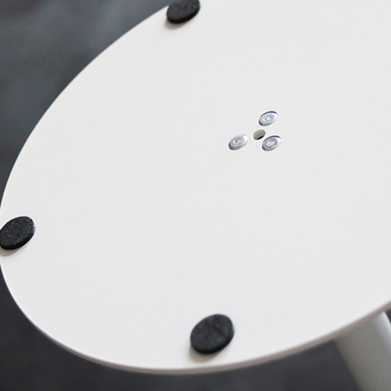 Wooden Top Dining Table Modern Round Dining Table with Metal Base Clearhalo 'Dining Tables & Seating' 'Dining Tables' 'dining_table' 'furn' 'furn_dining_table' 'Furniture' 'furniture_dining_table' 'Kitchen & Dining Furniture' 'kitchen' 'kitchen_dining_table' 4853505