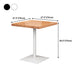 Square Wooden Dining Table Industrial Pedestal Dining Table for Restaurant Clearhalo 'Dining Tables & Seating' 'Dining Tables' 'dining_table' 'furn' 'furn_dining_table' 'Furniture' 'furniture_dining_table' 'Kitchen & Dining Furniture' 'kitchen' 'kitchen_dining_table' 4853583