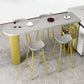 Metal Contemporary Freeform Dining Table Pine Wood Top Table Clearhalo 'Dining Tables & Seating' 'Dining Tables' 'dining_table' 'furn' 'furn_dining_table' 'Furniture' 'furniture_dining_table' 'Kitchen & Dining Furniture' 'kitchen' 'kitchen_dining_table' 4853609