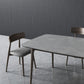 Rectangle Stone Top Dining Table Mid-Century Modern Dining Table with 4 Legs Clearhalo 'Dining Tables & Seating' 'Dining Tables' 'dining_table' 'furn' 'furn_dining_table' 'Furniture' 'furniture_dining_table' 'Kitchen & Dining Furniture' 'kitchen' 'kitchen_dining_table' 4853645