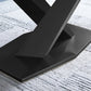 Stone Top Dining Table Modern Rectangle Dining Table with Black Base Clearhalo 'Dining Tables & Seating' 'Dining Tables' 'dining_table' 'Furniture' 'furniture_dining_table' 'Kitchen & Dining Furniture' 'kitchen' 'kitchen_dining_table' 4853693