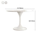 Stone Round Top Table Contemporary Dining Table with Pedestal Base Clearhalo 'Dining Tables & Seating' 'Dining Tables' 'dining_table' 'furn' 'furn_dining_table' 'Furniture' 'furniture_dining_table' 'Kitchen & Dining Furniture' 'kitchen' 'kitchen_dining_table' 4853716
