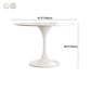 Stone Round Top Table Contemporary Dining Table with Pedestal Base Clearhalo 'Dining Tables & Seating' 'Dining Tables' 'dining_table' 'furn' 'furn_dining_table' 'Furniture' 'furniture_dining_table' 'Kitchen & Dining Furniture' 'kitchen' 'kitchen_dining_table' 4853720