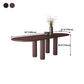 Modern Oval Dining Table Tripod Base Kitchen Dining Table with Solid Wood Clearhalo 'Dining Tables & Seating' 'Dining Tables' 'dining_table' 'furn' 'furn_dining_table' 'Furniture' 'furniture_dining_table' 'Kitchen & Dining Furniture' 'kitchen' 'kitchen_dining_table' 4853760