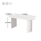 Modern Stone Top Dinette Table Metal Base Dining Table for Living Room Clearhalo 'Dining Tables & Seating' 'Dining Tables' 'dining_table' 'furn' 'furn_dining_table' 'Furniture' 'furniture_dining_table' 'Kitchen & Dining Furniture' 'kitchen' 'kitchen_dining_table' 4853986