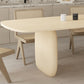 Pine Solid Wood Tripod Dining Table Modern Rectangle Dining Room Kitchen Home Furniture Clearhalo 'Dining Tables & Seating' 'Dining Tables' 'dining_table' 'furn' 'furn_dining_table' 'Furniture' 'furniture_dining_table' 'Kitchen & Dining Furniture' 'kitchen' 'kitchen_dining_table' 4854078